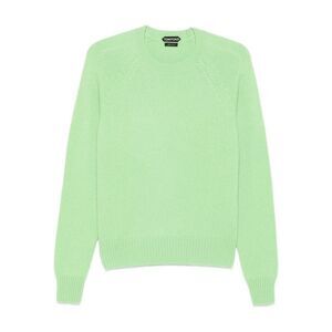 Tom Ford Men Felted Pure Cashmere Long Sleeves Crew Neck Sweater